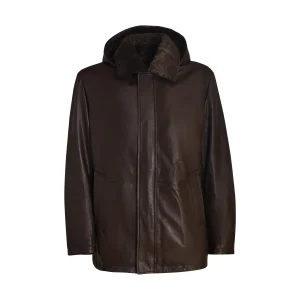 Caban in pelle